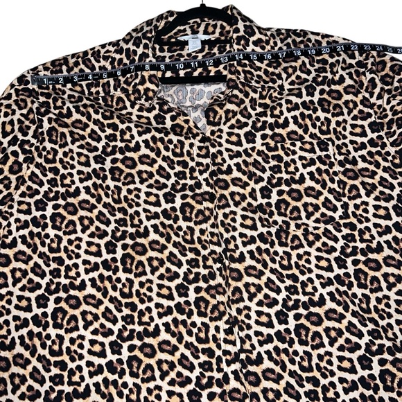 H&M Leopard Print Button Down Shirt - Picture 15 of 17